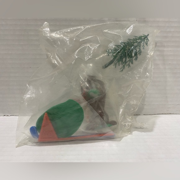 Vintage Warner Bros 1995 Taz Golf Figure Applause  Cake Topper With Accessories - Picture 2 of 2